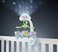 Fisher-Price CDN41 Butterfly Dreams 3-in-1 Projection Mobile, New-Born Baby Light Projector Cot Mobile, Suitable from Birth