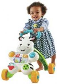 Fisher-Price DLF00 Learn with Me Zebra Walker, Baby or Toddler Walker and Electronic Educational Toy with Music and Sounds