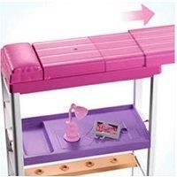 Barbie FXG52 Doll and Furniture Set, Loft Bed with Transforming Bunk Beds