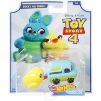 Disney Hot Wheels Pixar Toy Story 4 - Ducky and Bunny Vehicle