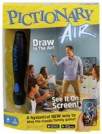 Mattel Games Pictionary Air Family Drawing Game, Links to Smart Devices, 8 Years Old and up