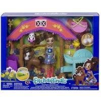 Enchantimals GJX23 Barnyard Nursery PLAYSET with HAYDIE Horse Doll & Trotter, Multi