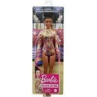 Barbie Rhythmic Gymnast Brunette Doll (12-in/30.40-cm), Leotard & Accessories