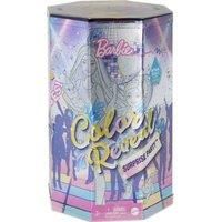£Barbie Color Reveal Surprise Party! Set with 50+ Surprises: 1 Barbie Doll, 1 Chelsea Doll, 2 Pets, 6 Color-Change Activations, Accessories & More, Dance Party-Themed Set