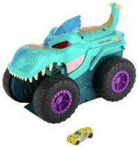 £Hot Wheels Monster Trucks Car Chompin Mega Wrex Vehicle with Lights & Sounds