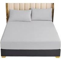 100% Egyptian Cotton Fitted Sheet 400 Thread Count - 4 Sizes, 3 Colours!