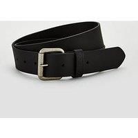 Barbour Mens Allanton Leather Belt Black Medium