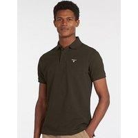 Barbour Men's Tartan Pique Polo Shirt, Green