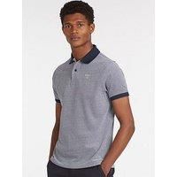 Barbour Mens Sports Polo Mix Midnight Medium