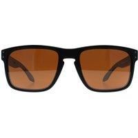 Oakley Holbrook Sunglasses OO9102-D755 Matte Black/Prizm Tungsten Polarized NEW