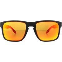 Oakley Holbrook Sunglasses - Matte Black/Prizm Ruby