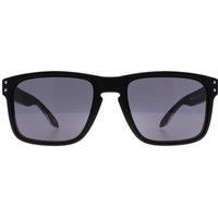 Square Matte Black Prizm Grey Holbrook