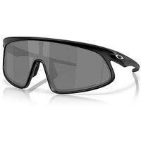 Oakley RSLV OO9484D Sunglasses - Black Matte Grey Lens