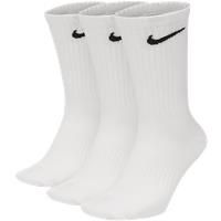 Nike Unisex U Nk Everyday Ltwt Crew 3pr Socks, White (white/Black), 11–14.5 UK (Manufacturer Size: XL)