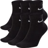 Nike SX7669-010 Everyday Cushioned Socks Men/'s BLACK/WHITE Size M