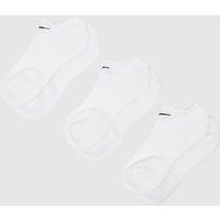 Nike Socks Ankle 3 pack Everyday Cushioned Unisex Men Women White No Show Sport