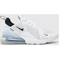Nike Men's Air Max 270 Sneaker, White (White/Black/White 100), 10 UK