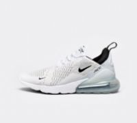 Nike Air Max 270, Men's Sneaker, White (White/Black/White 100), 12 UK (47.5 EU)