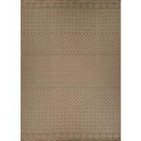KASHVI Cottage Tan Machine Washable Jute Area Rug 79 x 152 cm