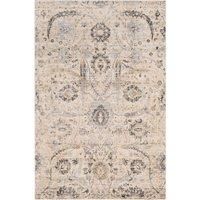 Livabliss Naftah Vintage Rug - Area Rugs for Living Room 155x220 cm, Bedroom - Scandi Neutral Rugs, Traditional Patterned Boho Style, Natural Easy Care Pile - Large Rug, Beige, Charcoal, Mustard