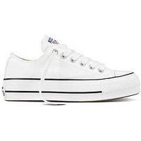 Converse Womens All Star Lift Ox Platforms Trainers White