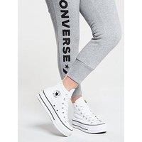 Converse White Chuck Taylor All Star Lift Hi Trainers