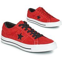 Converse  ONE STAR DARK STAR VINTAGE SUEDE OX  men's Shoes (Trainers) in Red