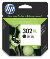 HP F6U68AE 302XL High Yield Original Ink Cartridge, Black, Single Pack