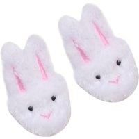 Sophias By Teamson Kids White Bunny Slippers With Rabbit Ears For 18" Dolls