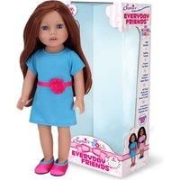 Sophia/'s 18 Inch Baby Doll Hailey with Blue Dress and Doll Shoes, Everyday Girl Collection, 18/'/' Vinyl Doll with Auburn Hair