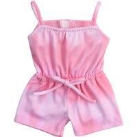 Sophia/'s 18" Baby Doll Pink Tie Dye Playsuit Romper, Dolls Clothing, Dolls Accessories, For 18 Inch Baby Dolls, Doll Not Included