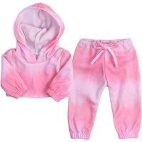 Sophia/'s by Teamson Kids 2 Piece Baby Dolls Clothes Set, 18" Doll Casual Tie Dye Hoodie and Trousers Outfit, Dolls Clothing & Accessories