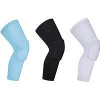 Padded Sports Knee Pads - Black, White Or Blue!