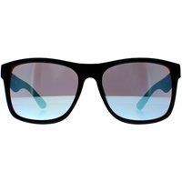 Square Black Blue Mirrored GF0203