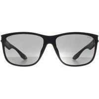 BMW Men's Wrap Matte Black Smoke Polarized BW0003 Sunglasses