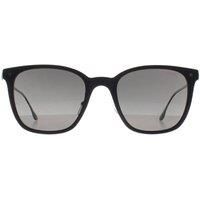 BMW Men's Square Matte Black Smoke Polarized BW0008 Sunglasses