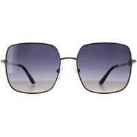 Rectangle Shiny Black Smoke Polarized GU7869