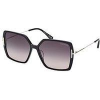 Tom Ford Joanna Smoke Gradient Butterfly Ladies Sunglasses FT1039 01B 59