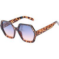 Skechers Women's SE6223-5752W Geometric/Octagonal Sunglasses in Blue