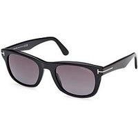 TOM FORD Sunglasses FT1076 KENDEL 01B Smoke Black Men