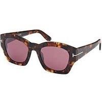 TOM FORD Sunglasses FT1083 GUILLIANA 52T Havana Dark Bordeaux Women