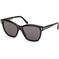 TOM FORD Sunglasses FT1087 SHINE 05D Smoke Black Women