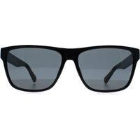 Guess Men's Rectangle Shiny Black Grey GF5120