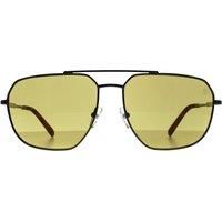 Aviator Shiny Dark Nickeltin Brown Polarized TB00009 Sunglasses