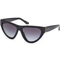Guess Cat Eye Frame Sunglasses - Matte Black