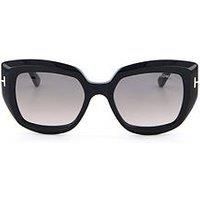 Tom Ford Saltzman Butterfly Sunglasses - Shiny Black