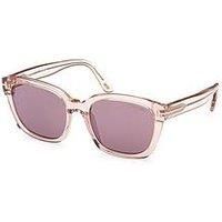 Tom Ford Haylay FT1216 Sunglasses Female Shiny Light Pink  53mm