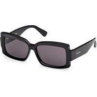 MaxMara MM0140 01A shiny black 57/14/135 WOMAN Sunglasses