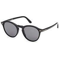 Tom Ford Aurele Round Sunglasses - Black