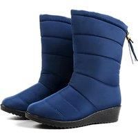 Women'S Waterproof Snow Boots - Black